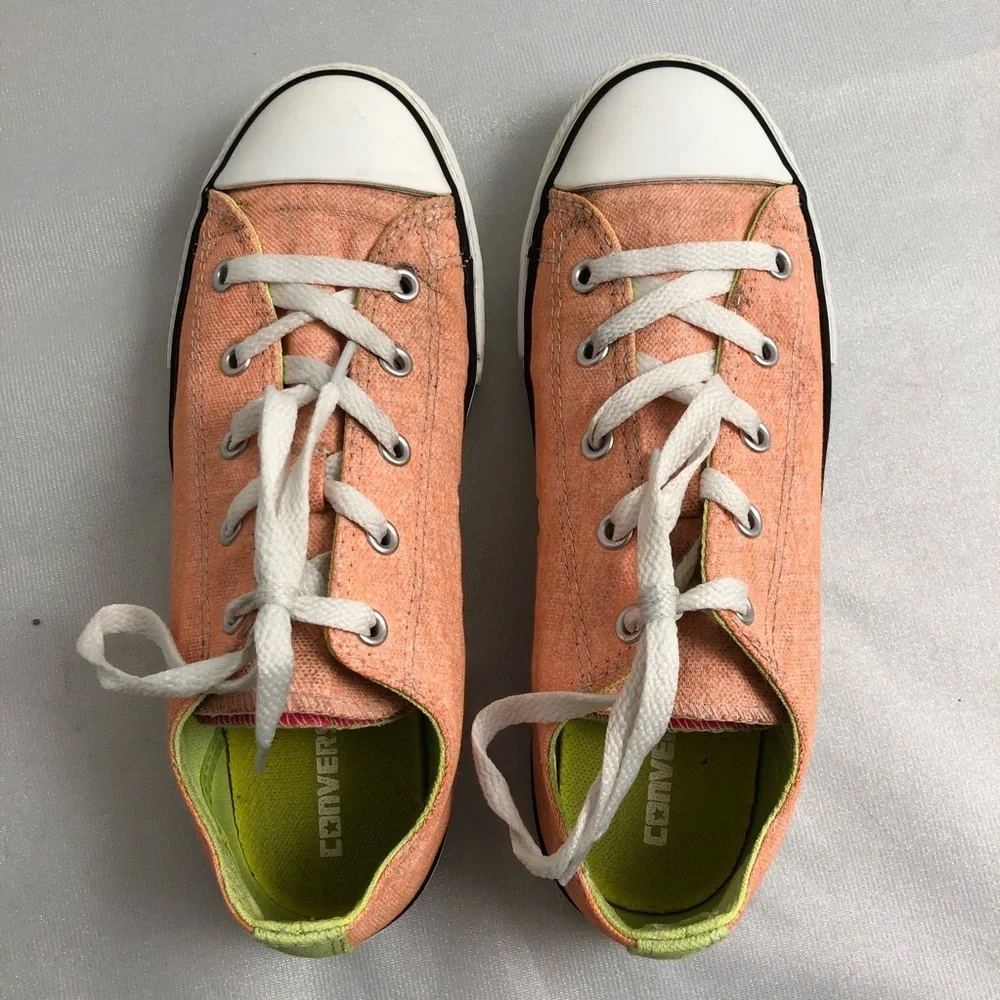 Converse All Star unisex cantaloupe color low top sneakers